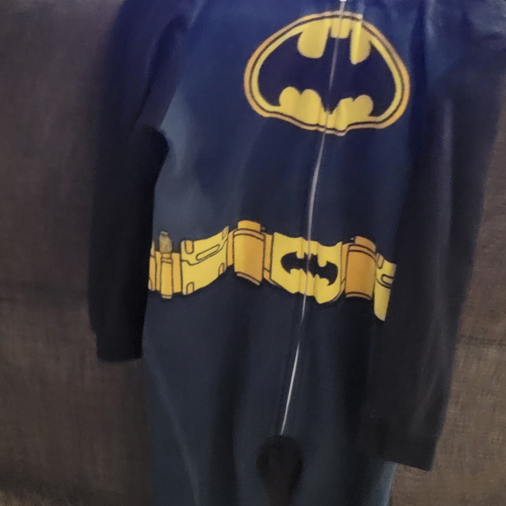 Batman Kids Costume - Dark Blue and Yellow
